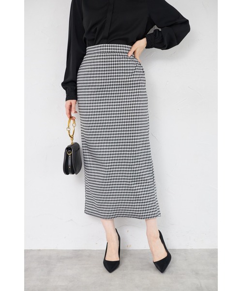 tocco closet(トッコ クローゼット)の「【ZOZO限定】ギンガムチェックタイトスカート(スカート・レディース・レッド/ブラック・M)」の17枚目の写真