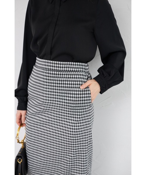 tocco closet(トッコ クローゼット)の「【ZOZO限定】ギンガムチェックタイトスカート(スカート・レディース・レッド/ブラック・M)」の18枚目の写真