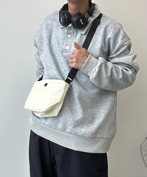 UNDERSTATEMENTs（アンダーステイトメント）の「【ユニセックス】ミニマルショルダーバッグ（ショルダーバッグ・メンズ・オフホワイト/ブラック/ネイビー/イエロー・FREE）」の19枚目の写真