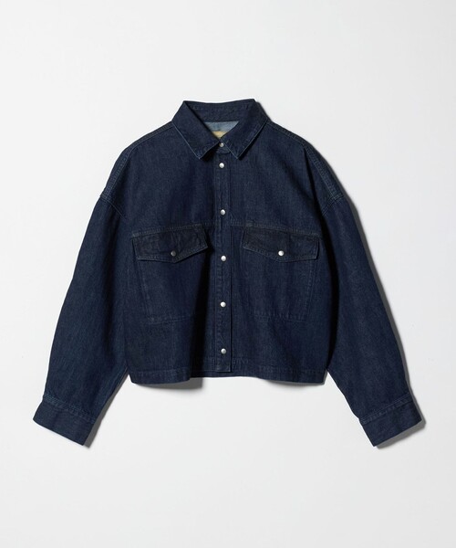 UNITED ARROWS(ユナイテッドアローズ)の「デニム ワークジャケット(デニムジャケット・レディース・ネイビー・FREE)」の1枚目の写真