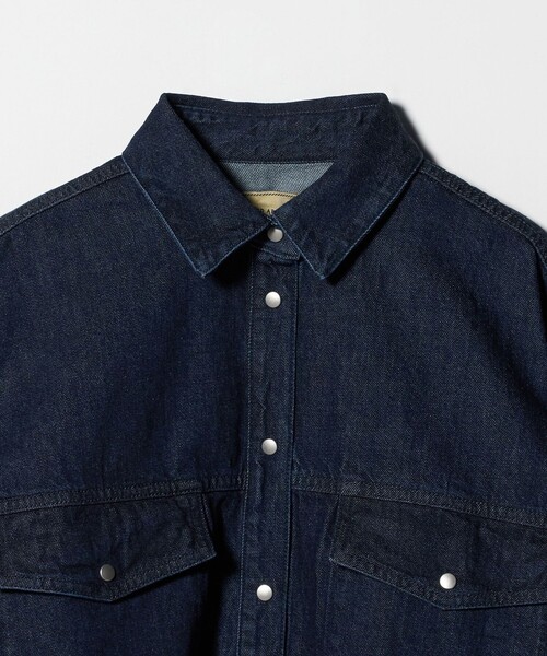 UNITED ARROWS(ユナイテッドアローズ)の「デニム ワークジャケット(デニムジャケット・レディース・ネイビー・FREE)」の3枚目の写真