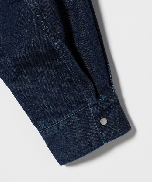 UNITED ARROWS(ユナイテッドアローズ)の「デニム ワークジャケット(デニムジャケット・レディース・ネイビー・FREE)」の4枚目の写真