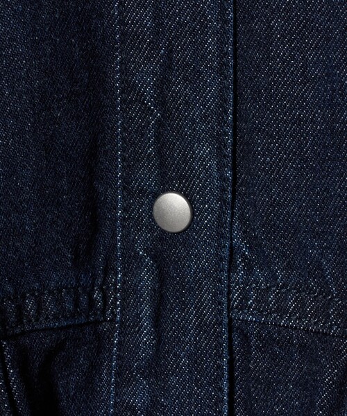 UNITED ARROWS(ユナイテッドアローズ)の「デニム ワークジャケット(デニムジャケット・レディース・ネイビー・FREE)」の8枚目の写真
