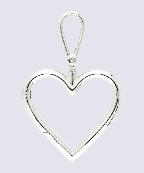 BASICKS（ベイシックス）の「【BASICKS】Heart Key Ring（キーケース/キーアクセサリー・メンズ・シルバー・FREE）」の2枚目の写真