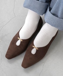 welleg（ウェレッグ）の「【 極やわ 】 U字カット アクセントバー 2cmヒールパンプス（パンプス）」