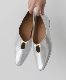 welleg（ウェレッグ）の「【 極やわ 】 U字カット アクセントバー 2cmヒールパンプス（パンプス）」