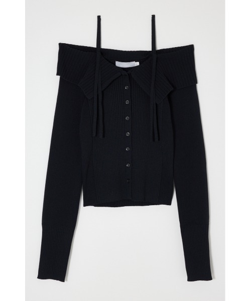 MOUSSY（マウジー）の「【26年SS新作】3WAY SHOULDER ニット（ニット