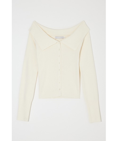 MOUSSY(マウジー)の「【26年SS新作】3WAY SHOULDER ニット(ニット/セーター・レディース・アイボリー/ブラック/ネイビー/レッド・FREE)」の11枚目の写真