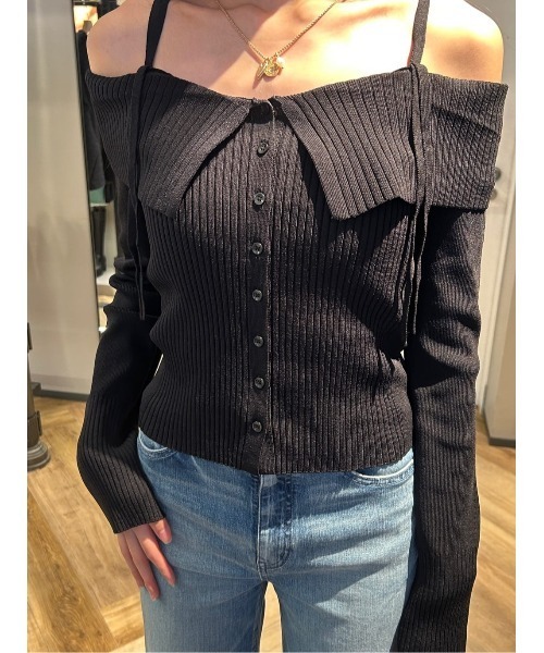 moussy 【26年SS新作】3WAY SHOULDER ニット セール】【26年SS新作】3WAY SHOULDER ニット（ニット/セーター
