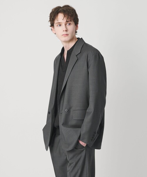 別注】＜BEAUTY&YOUTH × LOEFF＞トロピカルウール ボックス ジャケット