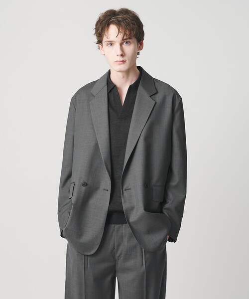 別注】＜BEAUTY&YOUTH × LOEFF＞トロピカルウール ボックス ジャケット