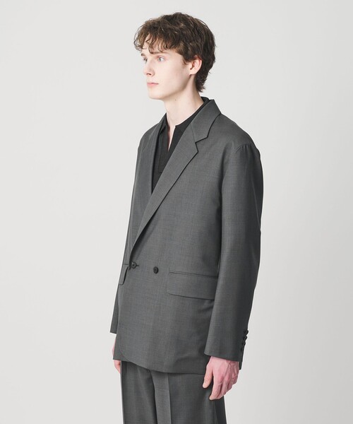 LOEFF（ロエフ）の「【別注】＜BEAUTY&YOUTH × LOEFF＞トロピカルウール ボックス ジャケット MENS（テーラードジャケット・メンズ・オリーブ・2/1）」の8枚目の写真