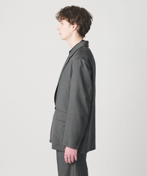 LOEFF（ロエフ）の「【別注】＜BEAUTY&YOUTH × LOEFF＞トロピカルウール ボックス ジャケット MENS（テーラードジャケット・メンズ・オリーブ・2/1）」の9枚目の写真