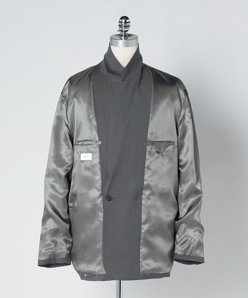 LOEFF（ロエフ）の「【別注】＜BEAUTY&YOUTH × LOEFF＞トロピカルウール ボックス ジャケット MENS（テーラードジャケット・メンズ・オリーブ・2/1）」の17枚目の写真