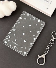 Vini（ヴィニ）の「ラメ入り クリア トレカケース / パスケース / 定期入れケース（カードケース）」