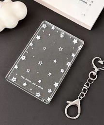 Vini（ヴィニ）の「ラメ入り クリア トレカケース / パスケース / 定期入れケース（カードケース）」