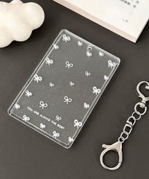 Vini（ヴィニ）の「ラメ入り クリア トレカケース / パスケース / 定期入れケース（カードケース）」