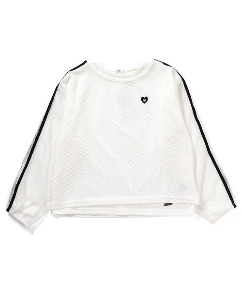 algy(アルジー)の「メッシュラインロンT&ロンTセット(Tシャツ/カットソー・キッズ・オフホワイト/ブラック/サックスブルー・130/140/150/160)」の20枚目の写真