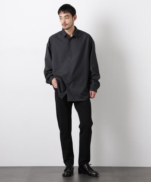NANO universe（ナノユニバース）の「ストレッチ5Pテーパードパンツ（その他パンツ・メンズ・ブラック/ベージュ・L/M/S/XL）」の4枚目の写真