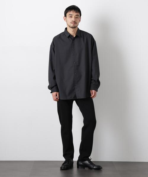 NANO universe（ナノユニバース）の「ストレッチ5Pテーパードパンツ（その他パンツ・メンズ・ブラック/ベージュ・L/M/S/XL）」の5枚目の写真