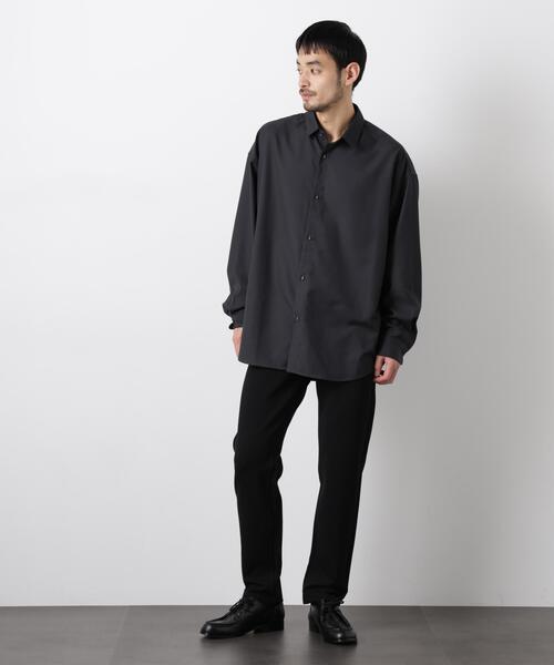NANO universe（ナノユニバース）の「ストレッチ5Pテーパードパンツ（その他パンツ・メンズ・ブラック/ベージュ・L/M/S/XL）」の6枚目の写真