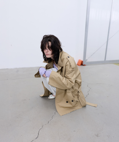 LCDC TM(エルシーディーシーティーエム)の「HALF TRENCH JACKET (BEIGE)(トレンチコート・レディース・その他・OS)」の11枚目の写真
