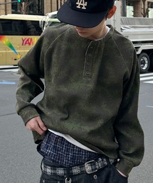 kutir(�N�e�B�[��)��HENLEY NECK ASSORTED RAGLAN THERMAL�^�w�����[�l�b�N�A�\�[�g���O�����T�[�}��(T�V���c/�J�b�g�\�[)