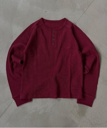 kutir（クティール）の「HENLEY NECK ASSORTED RAGLAN THERMAL／ヘンリーネックアソートラグランサーマル（Tシャツ/カットソー）」