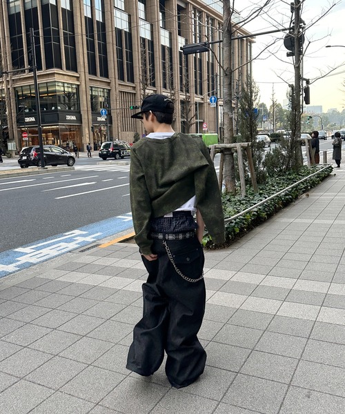 kutir（クティール）の「HENLEY NECK ASSORTED RAGLAN THERMAL／ヘンリーネックアソートラグランサーマル（Tシャツ/カットソー・メンズ・グレー/カーキ/ブラック/ブラック系・LARGE/MEDIUM）」の17枚目の写真