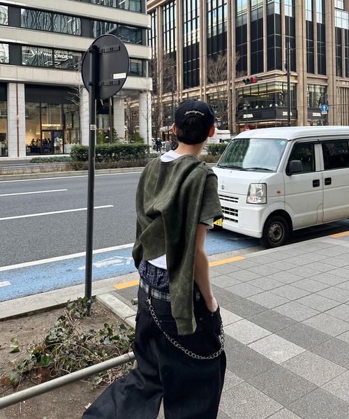 kutir（クティール）の「HENLEY NECK ASSORTED RAGLAN THERMAL／ヘンリーネックアソートラグランサーマル（Tシャツ/カットソー・メンズ・グレー/カーキ/ブラック/ブラック系・LARGE/MEDIUM）」の20枚目の写真