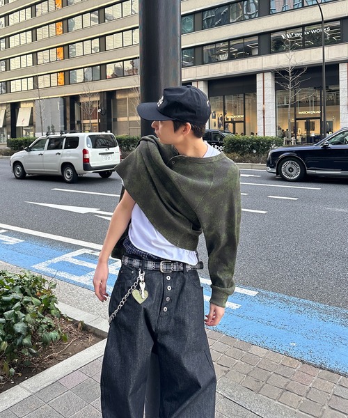 kutir（クティール）の「HENLEY NECK ASSORTED RAGLAN THERMAL／ヘンリーネックアソートラグランサーマル（Tシャツ/カットソー・メンズ・グレー/カーキ/ブラック/ブラック系・LARGE/MEDIUM）」の18枚目の写真