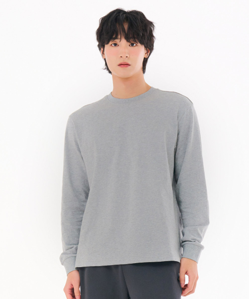 CHASECULT(チェイスカルト)の「共用長袖Tシャツ-FAZU5101B0B(Tシャツ/カットソー・メンズ・チャコールグレー・95/100/105/110)」の4枚目の写真