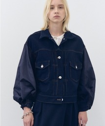 Muel Chic（ミュエルシック）の「Nove sweat denim jacket  ノーヴェスウェットデニムジャケット（デニムジャケット）」