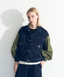 Muel Chic（ミュエルシック）の「Nove sweat denim jacket  ノーヴェスウェットデニムジャケット（デニムジャケット）」