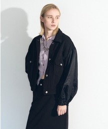 Muel Chic（ミュエルシック）の「Nove sweat denim jacket  ノーヴェスウェットデニムジャケット（デニムジャケット）」