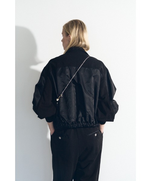 Muel Chic(ミュエルシック)の「Nove sweat denim jacket ノーヴェスウェットデニムジャケット(デニムジャケット・レディース・ブルー/ブラック/インディゴブルー・FREE)」の18枚目の写真