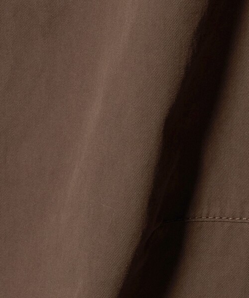 green label relaxing（グリーンレーベルリラクシング）の「ツイル フリル サロペット / キッズ  140cm-160cm（サロペット/オーバーオール・キッズ・オフホワイト/ブラウン系・140cm/160cm/150cm）」の11枚目の写真