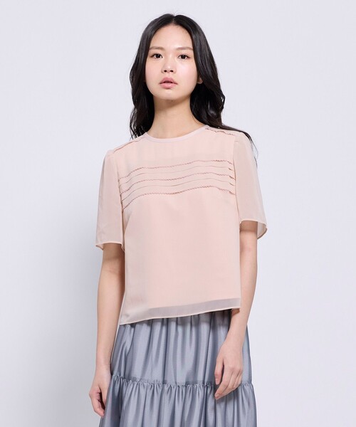 TOCCA（トッカ）の「PICO FLUTTER カットソー（Tシャツ/カットソー・レディース・ピンク系/ネイビー系・SMALL/MEDIUM）」の17枚目の写真