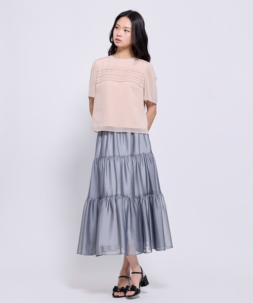 TOCCA（トッカ）の「PICO FLUTTER カットソー（Tシャツ/カットソー・レディース・ピンク系/ネイビー系・SMALL/MEDIUM）」の18枚目の写真
