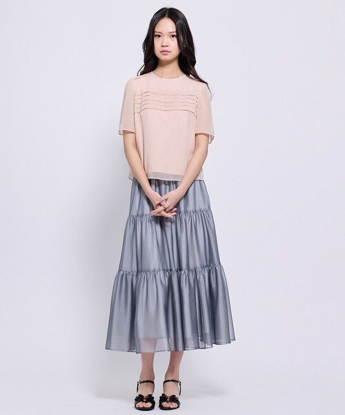 TOCCA（トッカ）の「PICO FLUTTER カットソー（Tシャツ/カットソー・レディース・ピンク系/ネイビー系・SMALL/MEDIUM）」の19枚目の写真