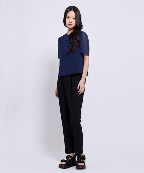 TOCCA（トッカ）の「PICO FLUTTER カットソー（Tシャツ/カットソー・レディース・ピンク系/ネイビー系・SMALL/MEDIUM）」の4枚目の写真