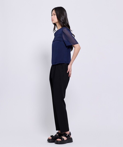 TOCCA（トッカ）の「PICO FLUTTER カットソー（Tシャツ/カットソー・レディース・ピンク系/ネイビー系・SMALL/MEDIUM）」の5枚目の写真
