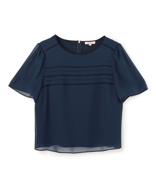 TOCCA（トッカ）の「PICO FLUTTER カットソー（Tシャツ/カットソー・レディース・ピンク系/ネイビー系・SMALL/MEDIUM）」の7枚目の写真