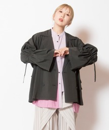 OSMOSIS | ドロストショートトレンチコート(トレンチコート)