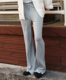 Bootcut Sweat Pants Melange Gray