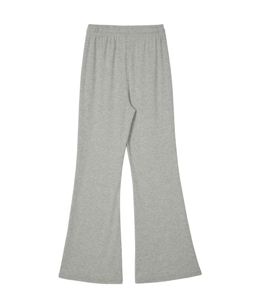 ERER(エルエル)の「Bootcut Sweat Pants Melange Gray(スウェットパンツ・レディース・ライトグレー・F)」の5枚目の写真