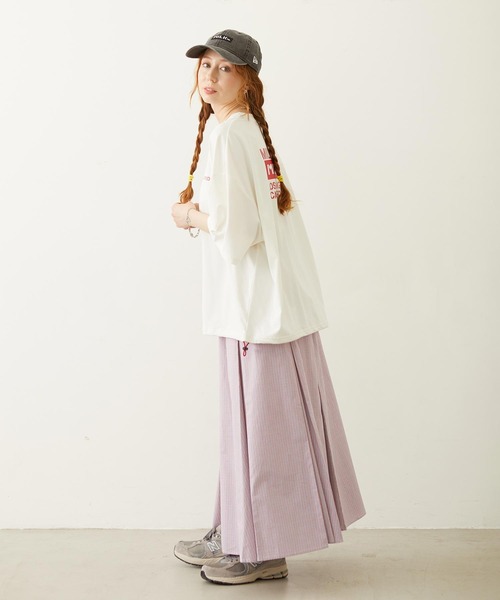 MILKFED.(ミルクフェド)の「PLAID PATTERN LONG SKIRT(スカート・レディース・レッド/グレー/ブルー・ONE SIZE)」の10枚目の写真