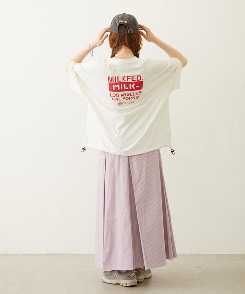 MILKFED.(ミルクフェド)の「PLAID PATTERN LONG SKIRT(スカート・レディース・レッド/グレー/ブルー・ONE SIZE)」の13枚目の写真