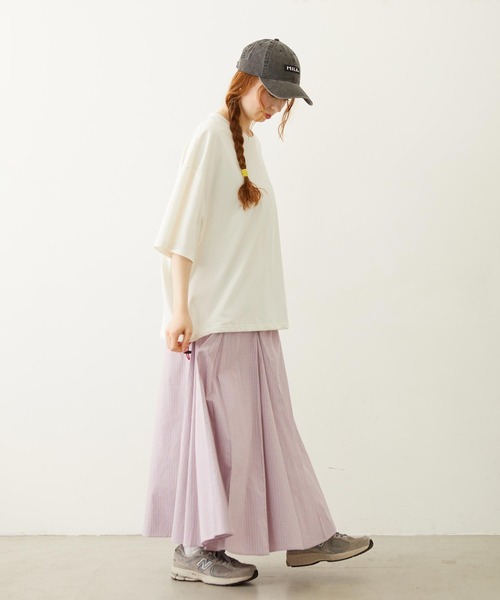MILKFED.(ミルクフェド)の「PLAID PATTERN LONG SKIRT(スカート・レディース・レッド/グレー/ブルー・ONE SIZE)」の15枚目の写真