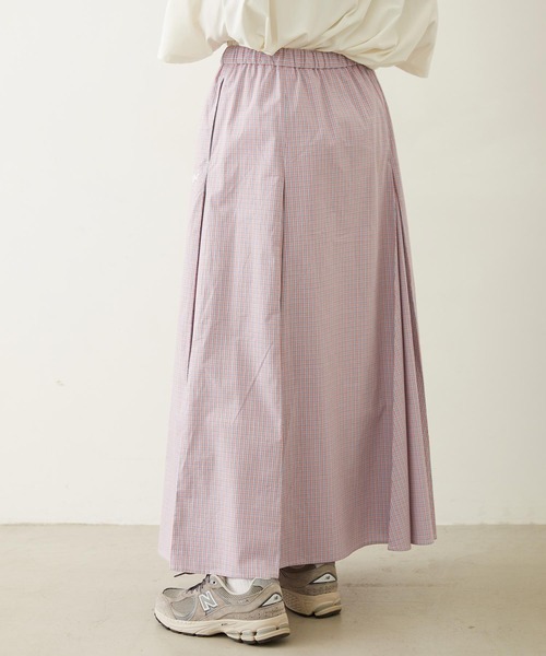 MILKFED.(ミルクフェド)の「PLAID PATTERN LONG SKIRT(スカート・レディース・レッド/グレー/ブルー・ONE SIZE)」の8枚目の写真